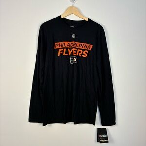 NEW Philadelphia Flyers Black Long Sleeve Shirt size M
